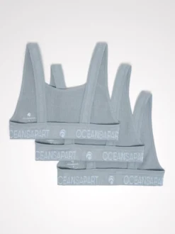 Ariel Seamless Bra Set Deluxe - Light Grey Melange