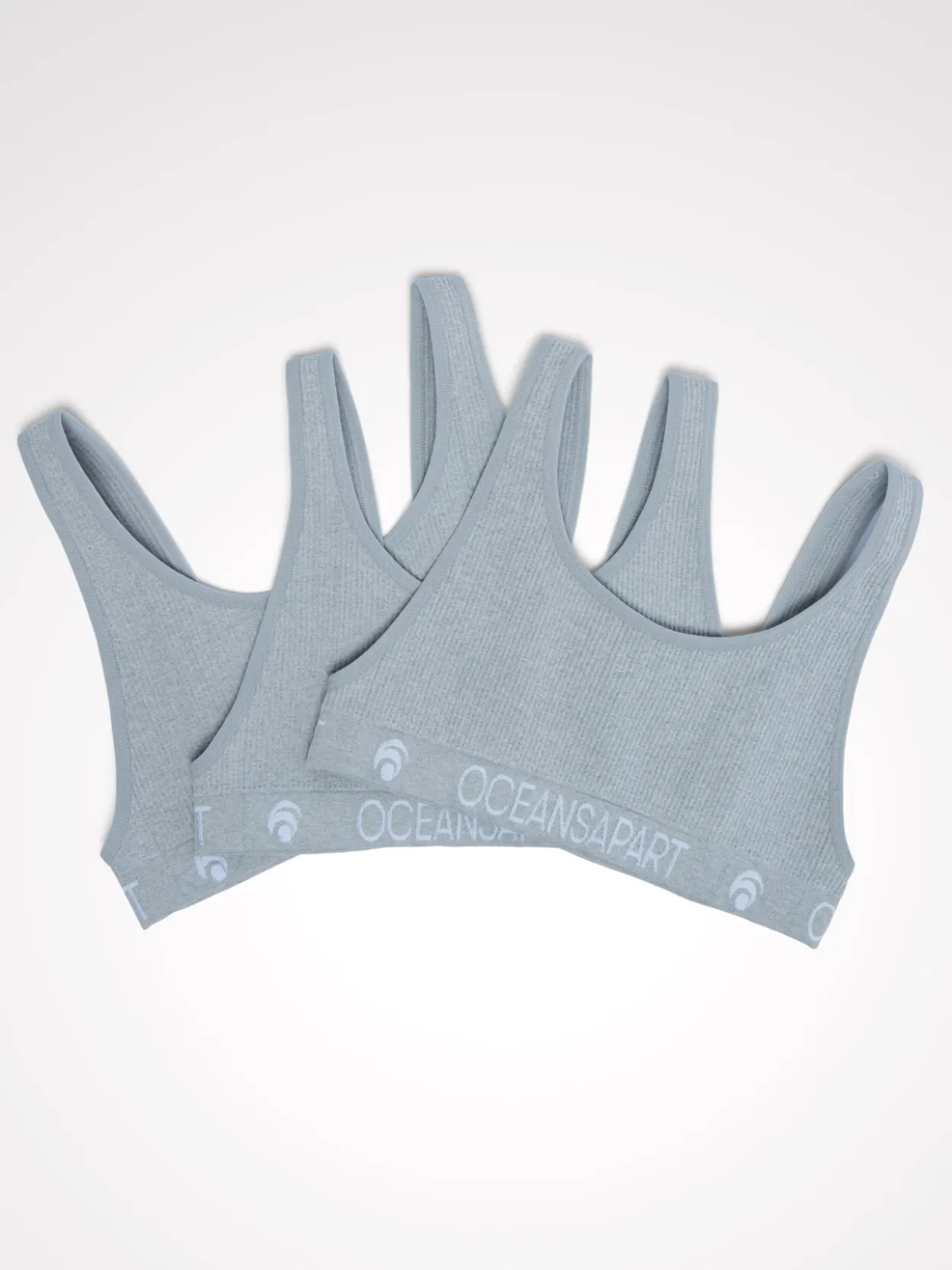 Ariel Seamless Bra Set Deluxe - Light Grey Melange