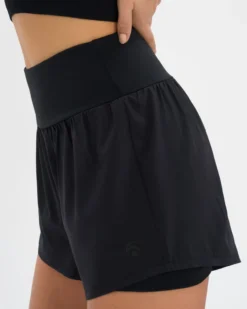 Athena Hotpant Set - Black