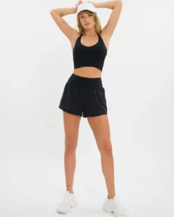 Athena Hotpant Set - Black