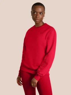Beverly Sweat Set - Shiny Red