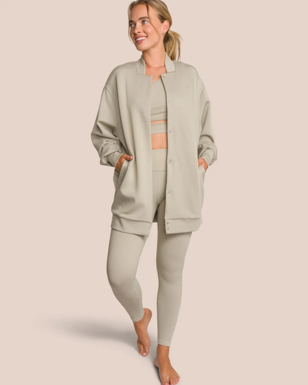Elodie Bomber Jacket Set Deluxe - Black