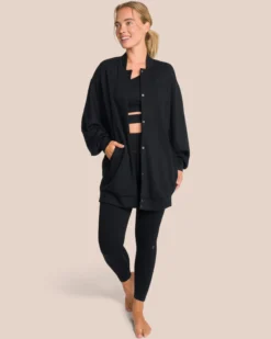 Elodie Bomber Jacket Set Deluxe - Black