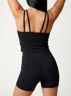 Gianna Strappy Top and Shorts Set - Black