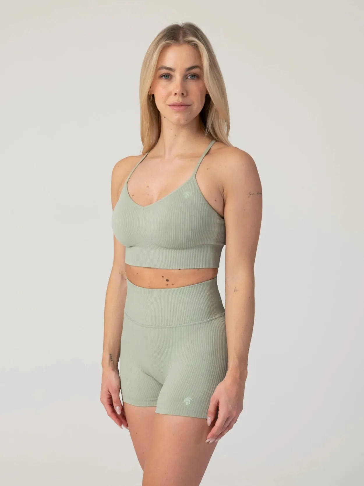 Maya Hotpant Set - Dove Grey