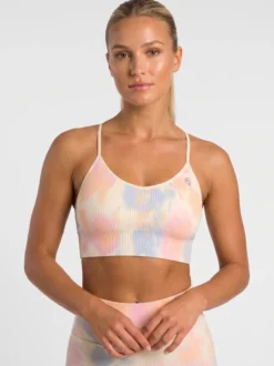 Maya Hotpant Set - Light Silky Yellow Tie Dye