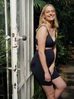 Mila Maternity Biker Set - Black