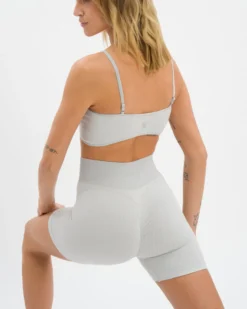 Serena Hotpant Set - Grey Marble