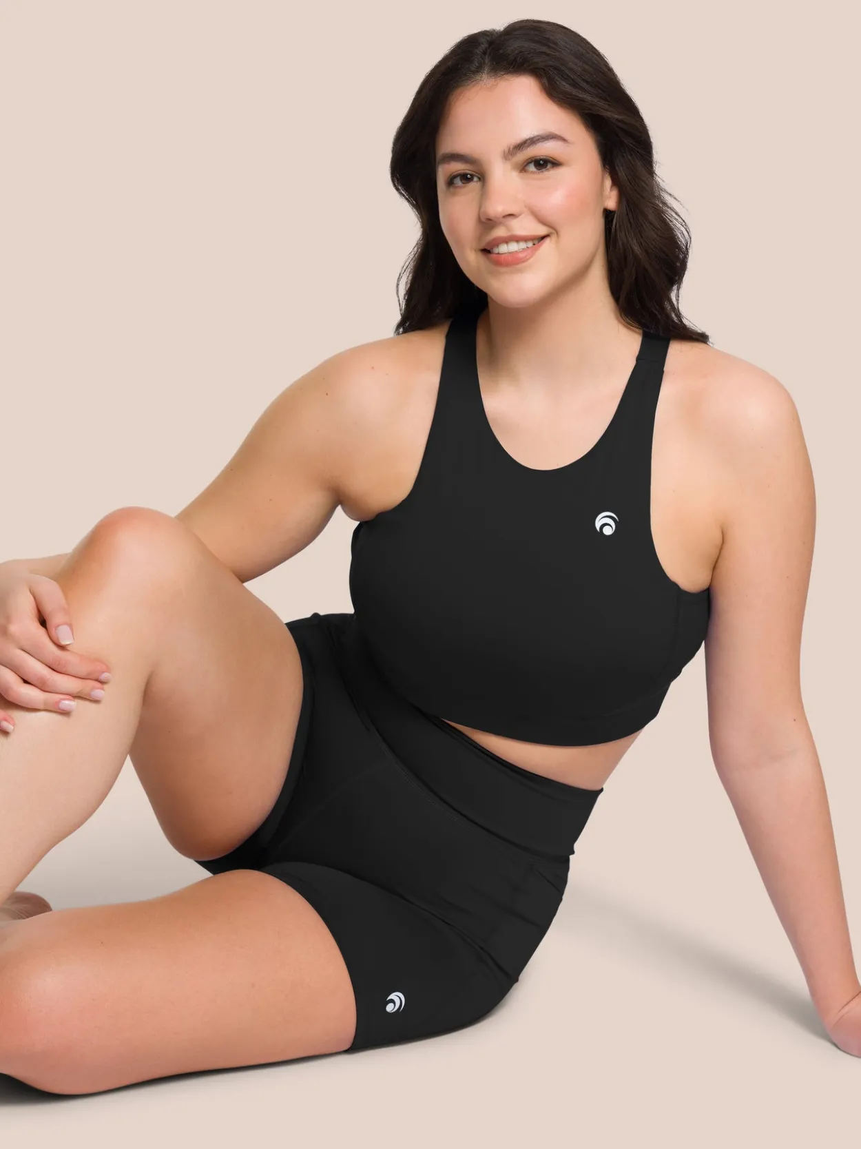 Soho Crew Short Set - Black